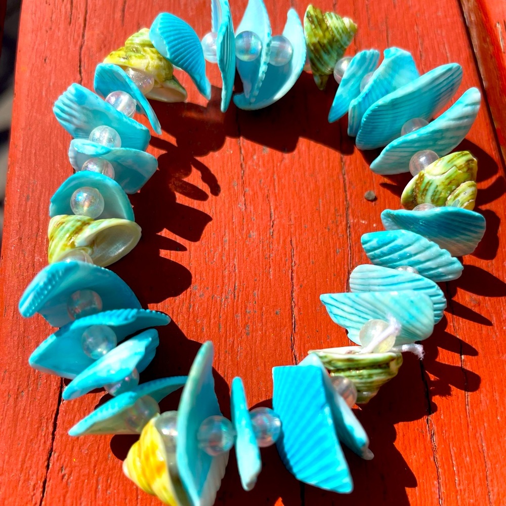 🐚Gorgeous Shell 🐚 and Beaded bracelet